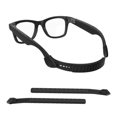 HiBloks Adjustable Silicone Magnetic Glasses Strap for Ray-Ban Meta Gen 1/2 Smart Glasses