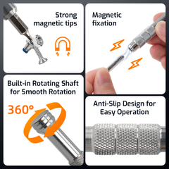 Magnetic Glass Temple Repair Tool Set for Ray-Ban Meta Gen 2/1, Meta Adventurer/Fury, Meta Blayzer/Scriber & Oakley Meta HSTN