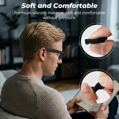 HiBloks Ai-glass Ear Grip Compatible with Ray-Ban Meta Smart Glasses