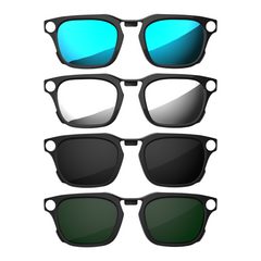 HIBLOKS Polarized Clip-On Lenses for Meta Adventurer Smart Glasses