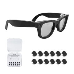 HIBLOKS 12PCS LED Anti Glare Sticker For Ray-Ban Meta & Gen 2 Wayfarer Skyler Headliner & Oakley Meta HSTN Smart Glasses