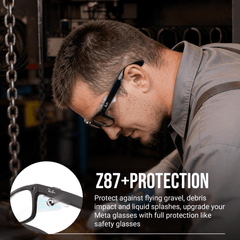 HiBloks Full Coverage Safety Glasses Side Shields for Ray-Ban Meta Gen 1 & 2 - Hibloks AI Glasses Accessories Store
