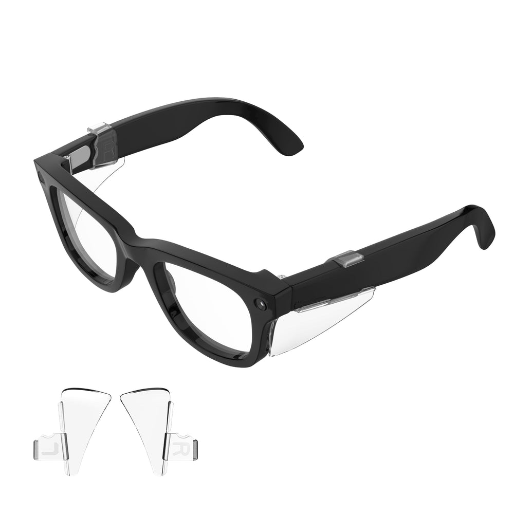 HiBloks Safety Glasses Side Shields for Ray-Ban Meta - Hibloks AI Glasses Accessories Store