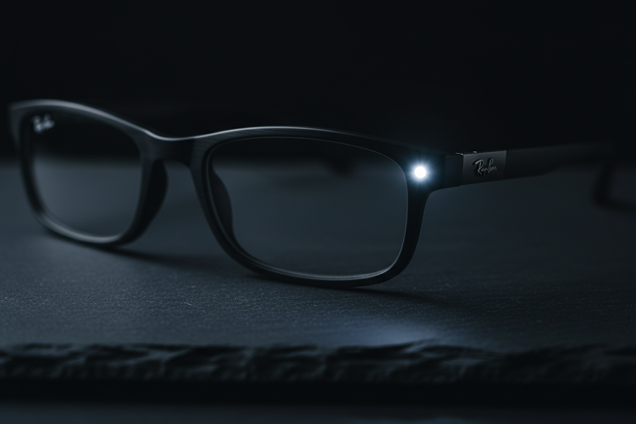 Ray-Ban Meta LED glare problem - smart glasses LED indicator light