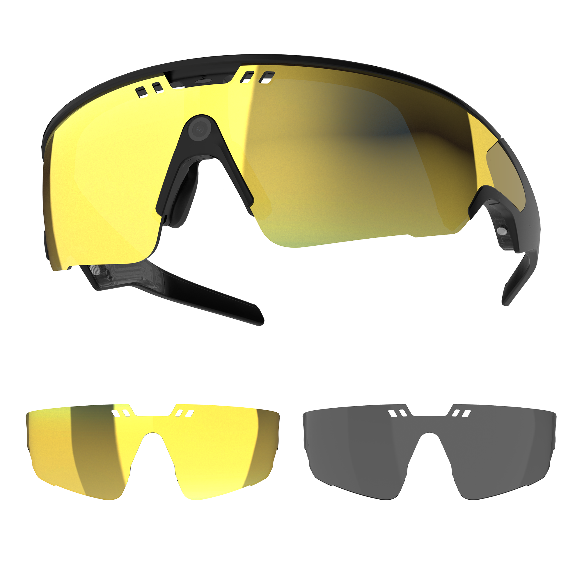 HiBloks 2 colors Polarized UV400 Replacement Lens for Oakley Meta Vanguard Glasses Smart Glasses