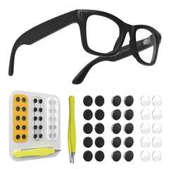 HIBLOKS 30Pcs Anti-Glare LED Sticker Set for Ray-Ban Meta Wayfarer/Skyler/Headliner Gen 2 & Oakley Meta HSTN Smart Glasses