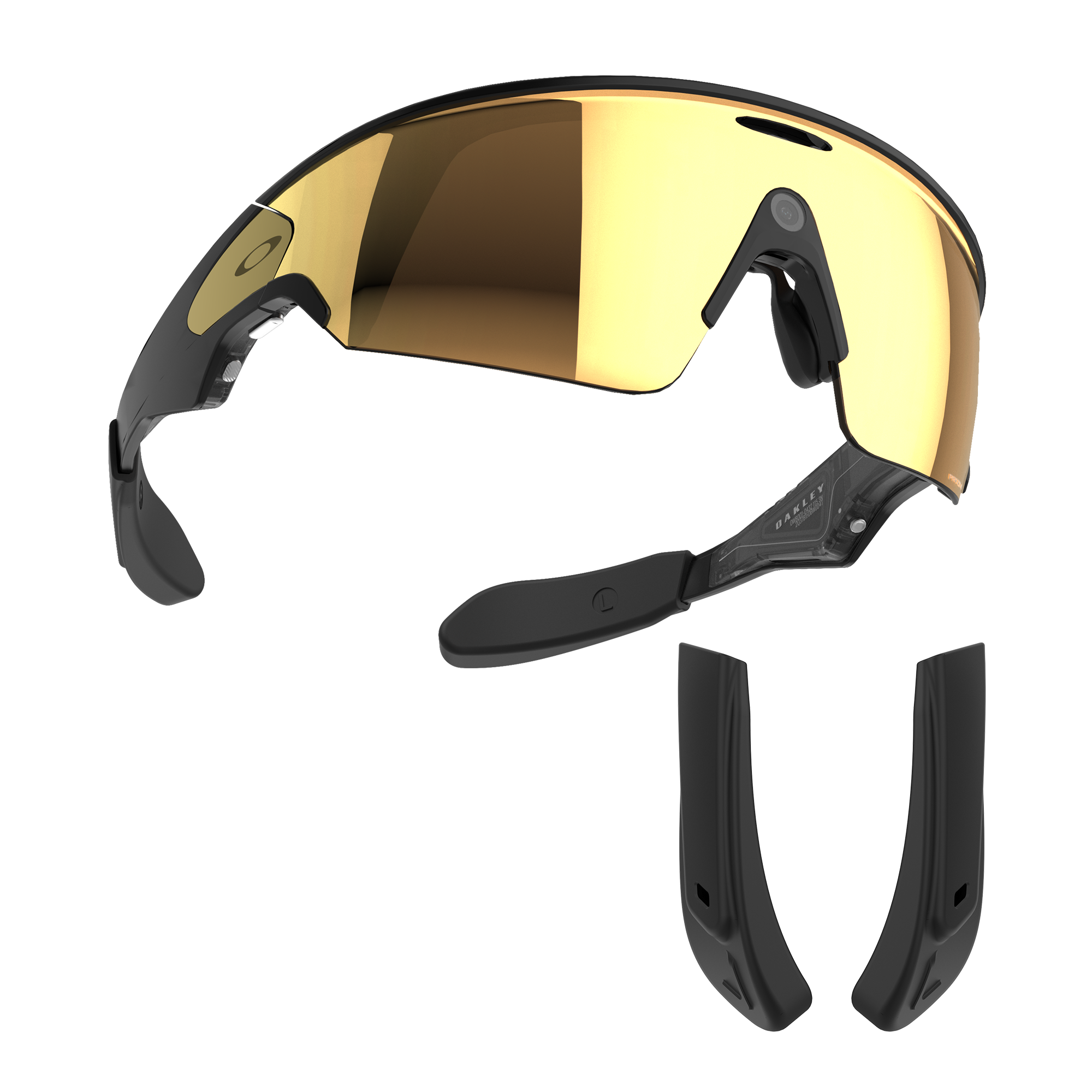 HiBloks Ear Grips for Oakley Meta Vanguard Smart Glasses