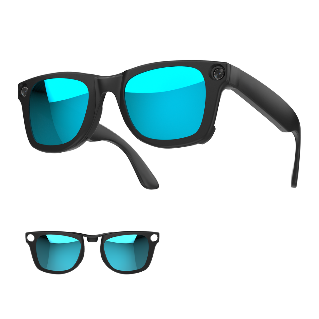 HiBloks 1 Pair of Polarized Clip Lenses for Ray-Ban Meta Wayfarer