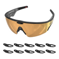 HiBloks 10PCs LED Blockers for Oakley Meta Vanguard Glasses, Smart Glasses Accessories Inserted LED Blocking Shield Seamlessly Integrated Light Cover
