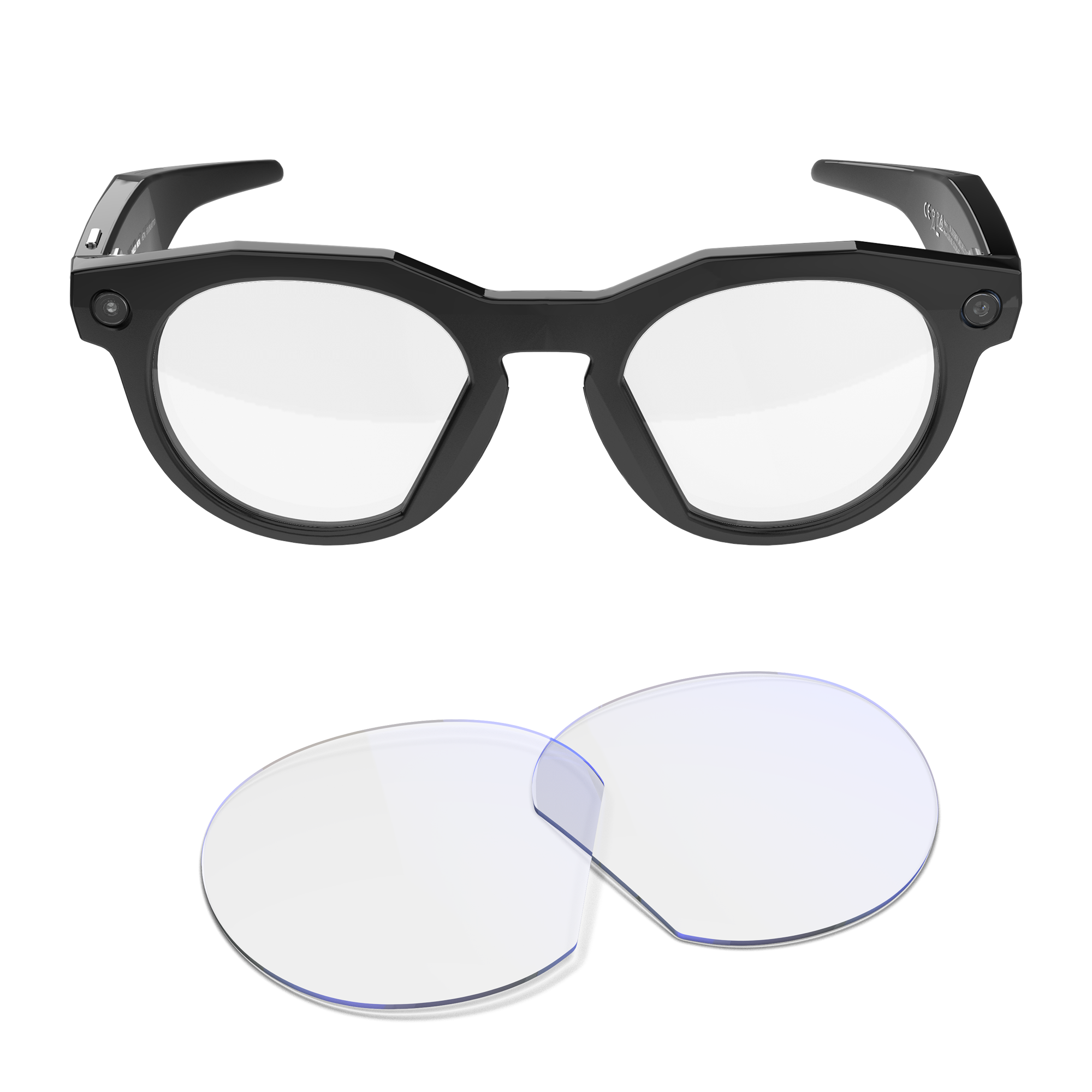 Hibloks High Intensity Clear Replacement Lens for Oakley Meta HSTN Smart Glasses