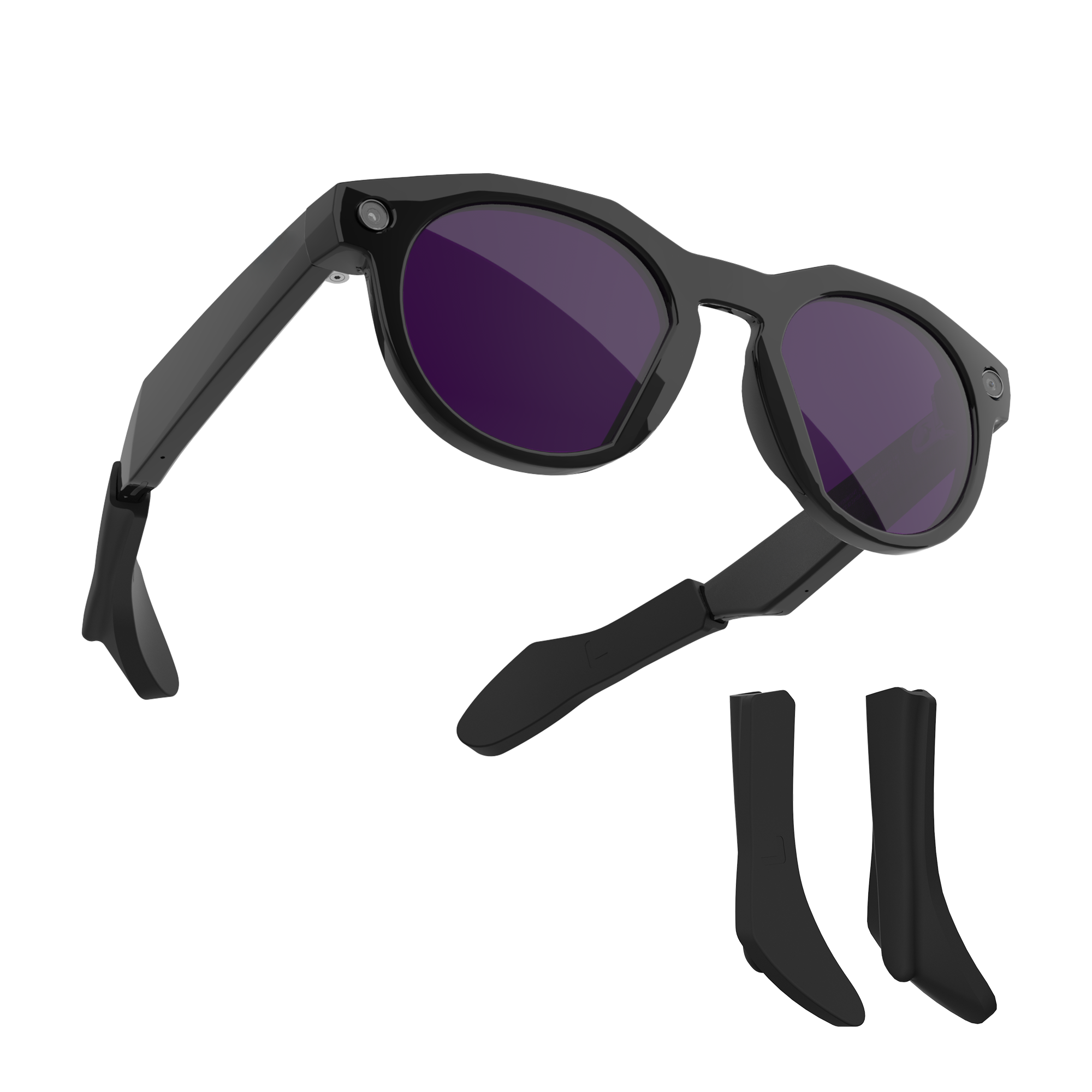 HIBLOKS Eyeglass Ear Grip Compatible with Oakley Meta HSTN Smart Glasses