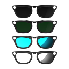 HiBloks 4 colors Polarized Clip-on Sunglasses for Ray-Ban Meta Blayzer Optics Gen 2 Smart Glasses