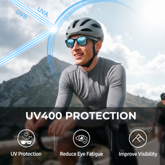 HIBLOKS Polarized Clip-On Lenses for Meta Adventurer Smart Glasses