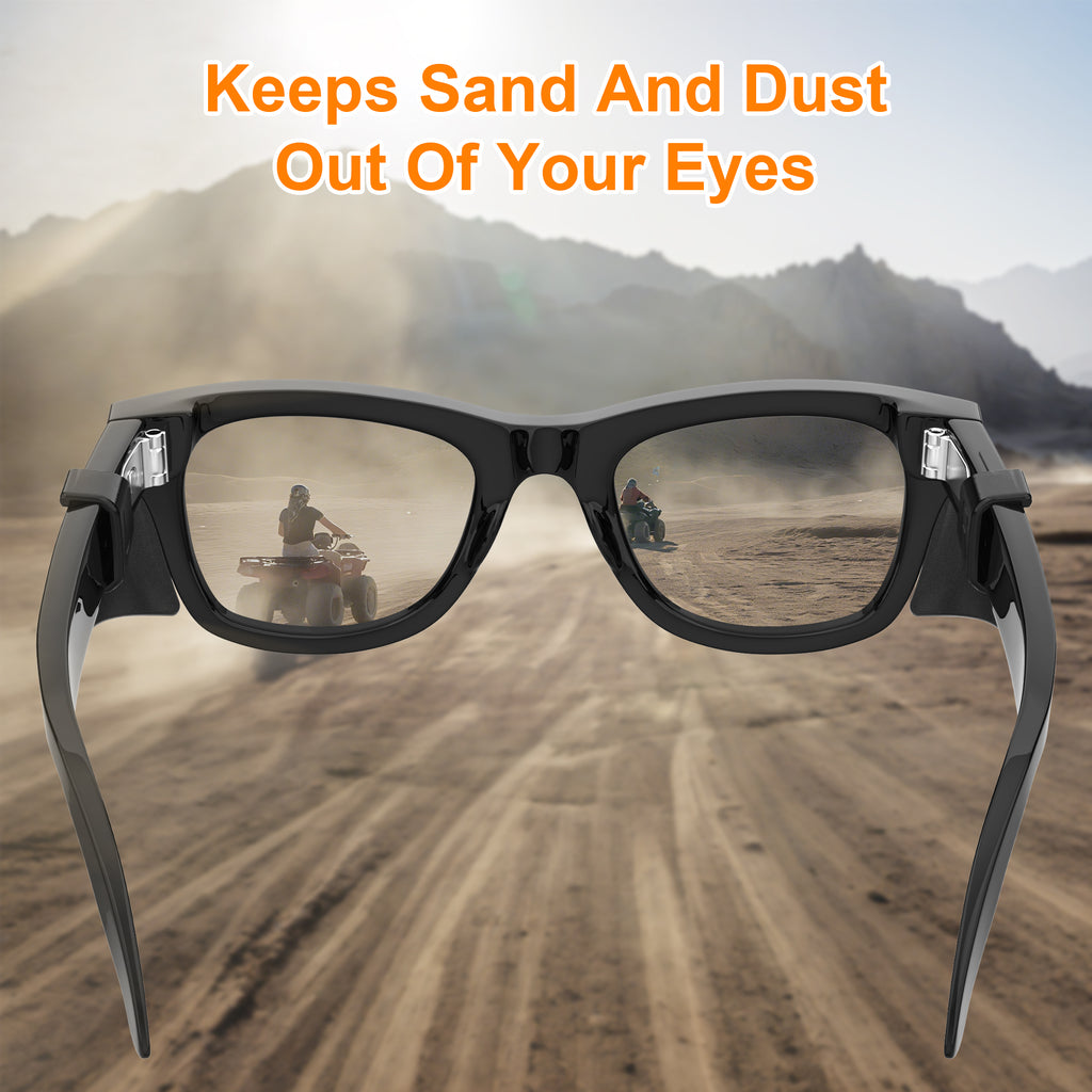 HiBloks Safety Glasses Side Shields for Ray-Ban Meta