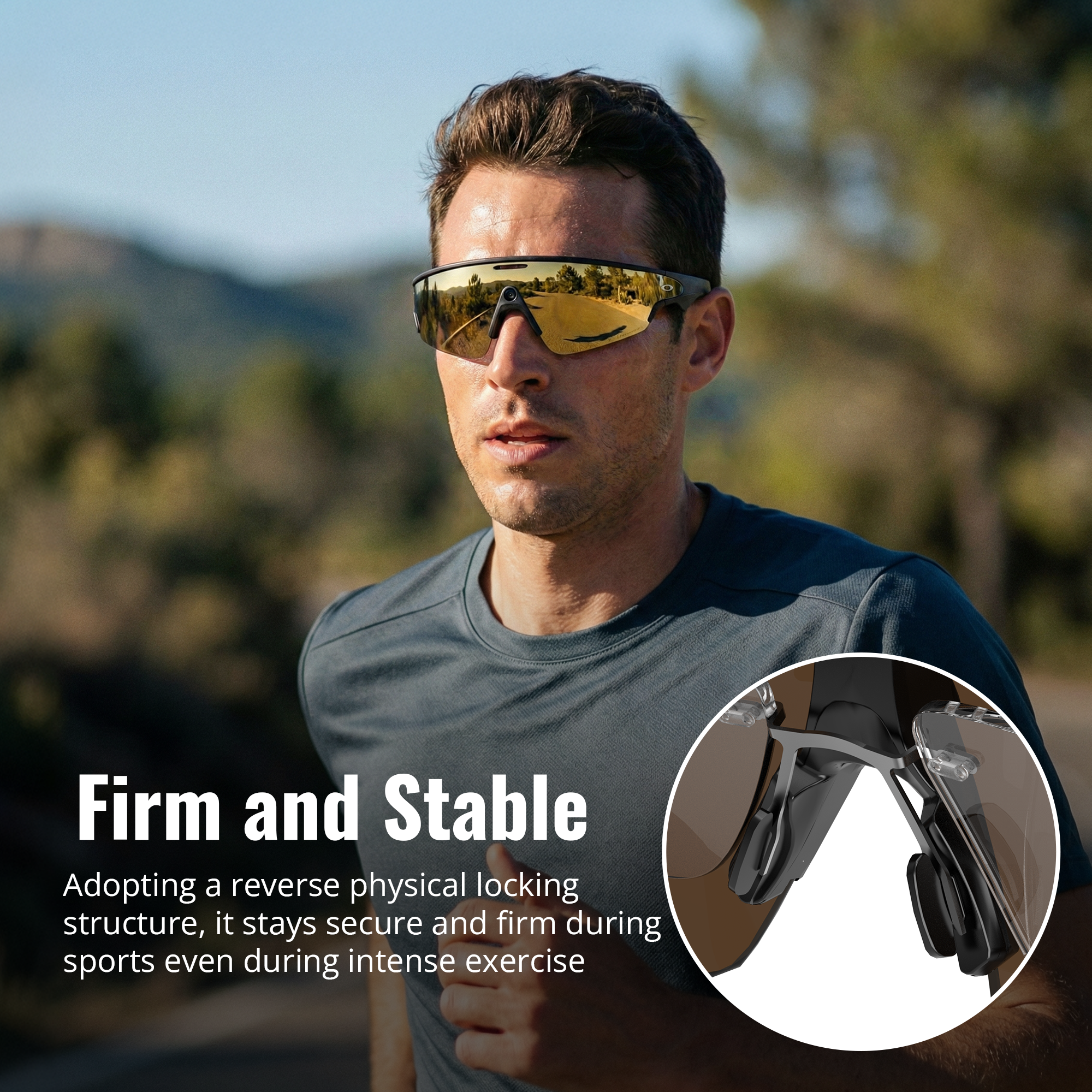 HiBloks Clip On Lenses Compatible with Oakley Meta Vanguard Glasses