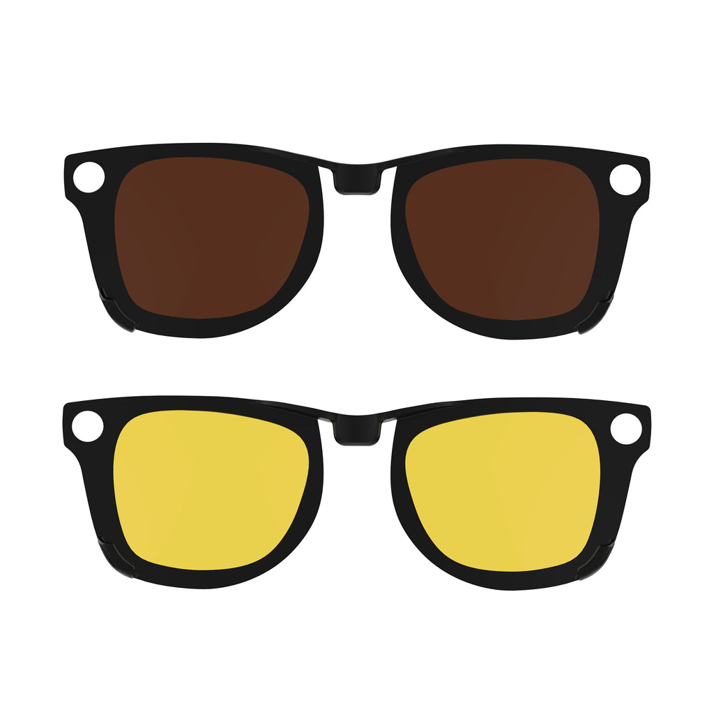 HIBLOKS 2Pcs Polarized Clip for Ray-Ban Meta Wayfarer