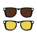 HIBLOKS 2Pcs Polarized Clip for Ray-Ban Meta Wayfarer