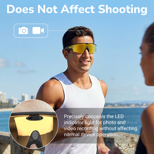 HiBloks 10PCs LED Blockers for Oakley Meta Vanguard Glasses, Smart Glasses Accessories Inserted LED Blocking Shield Seamlessly Integrated Light Cover
