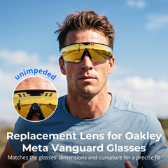HiBloks 2 colors Polarized UV400 Replacement Lens for Oakley Meta Vanguard Glasses Smart Glasses