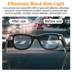 HiBloks Safety Glasses Side Shields for Ray-Ban Meta