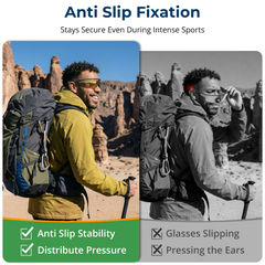 HiBloks Ear Grips for Oakley Meta Vanguard Smart Glasses