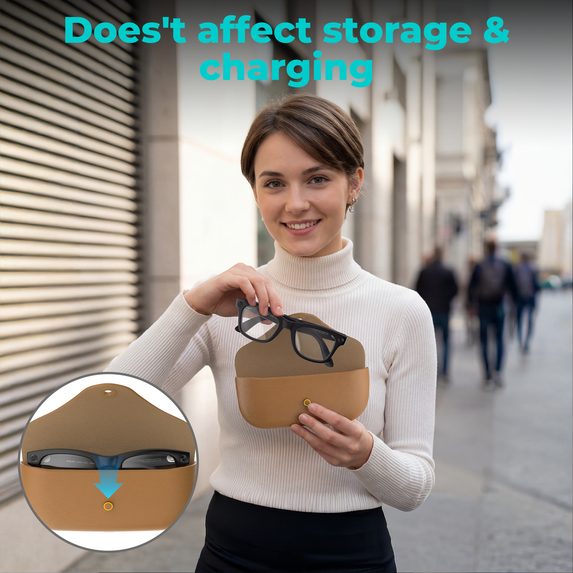 HIBLOKS 20PCS Anti-Glare LED Sticker Compatible with Ray-Ban Meta & Gen 2 Wayfarer Skyler Headliner & Oakley Meta HSTN Smart Glasses