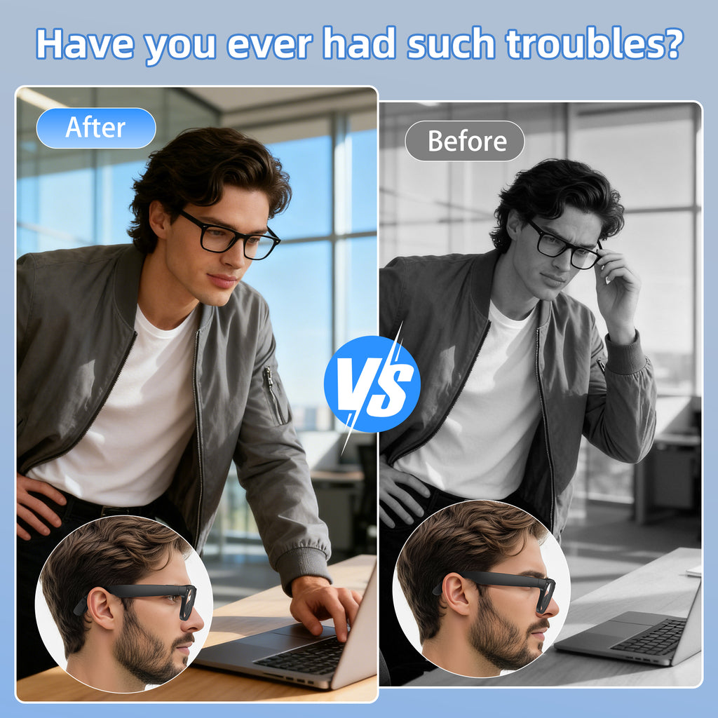 HIBLOKS Eyeglass Ear Grip Compatible with Ray-Ban Meta
