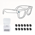 HIBLOKS LED Anti Glare Sticker For Ray-Ban Meta & Gen 2 Wayfarer Skyler Headliner & Oakley Meta HSTN Smart Glasses Accessories