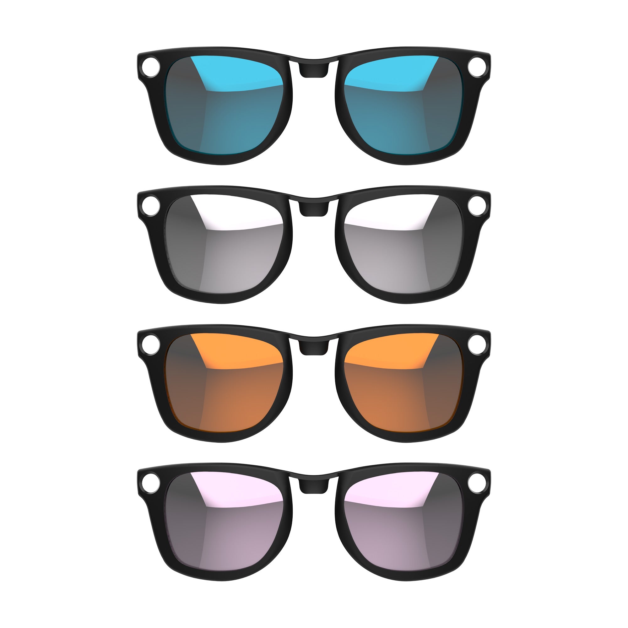 HIBLOKS 4Pcs Polarized Clip for Ray-Ban Meta Wayfarer（副本）