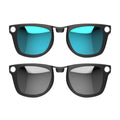HiBloks 2Pcs Polarized Clip for Ray-Ban Meta Wayfarer（副本）