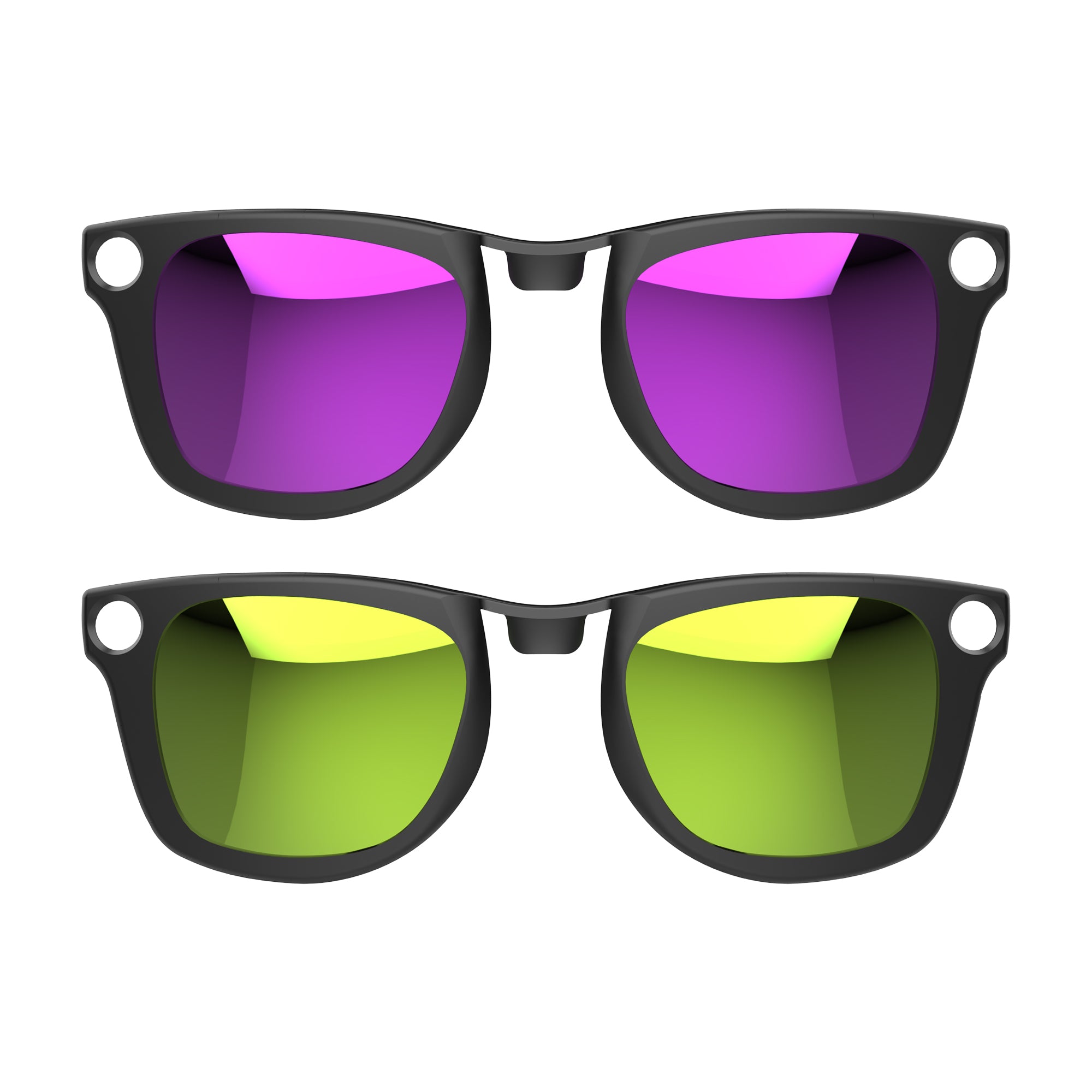 HiBloks 2Pcs Polarized Clip for Ray-Ban Meta Wayfarer