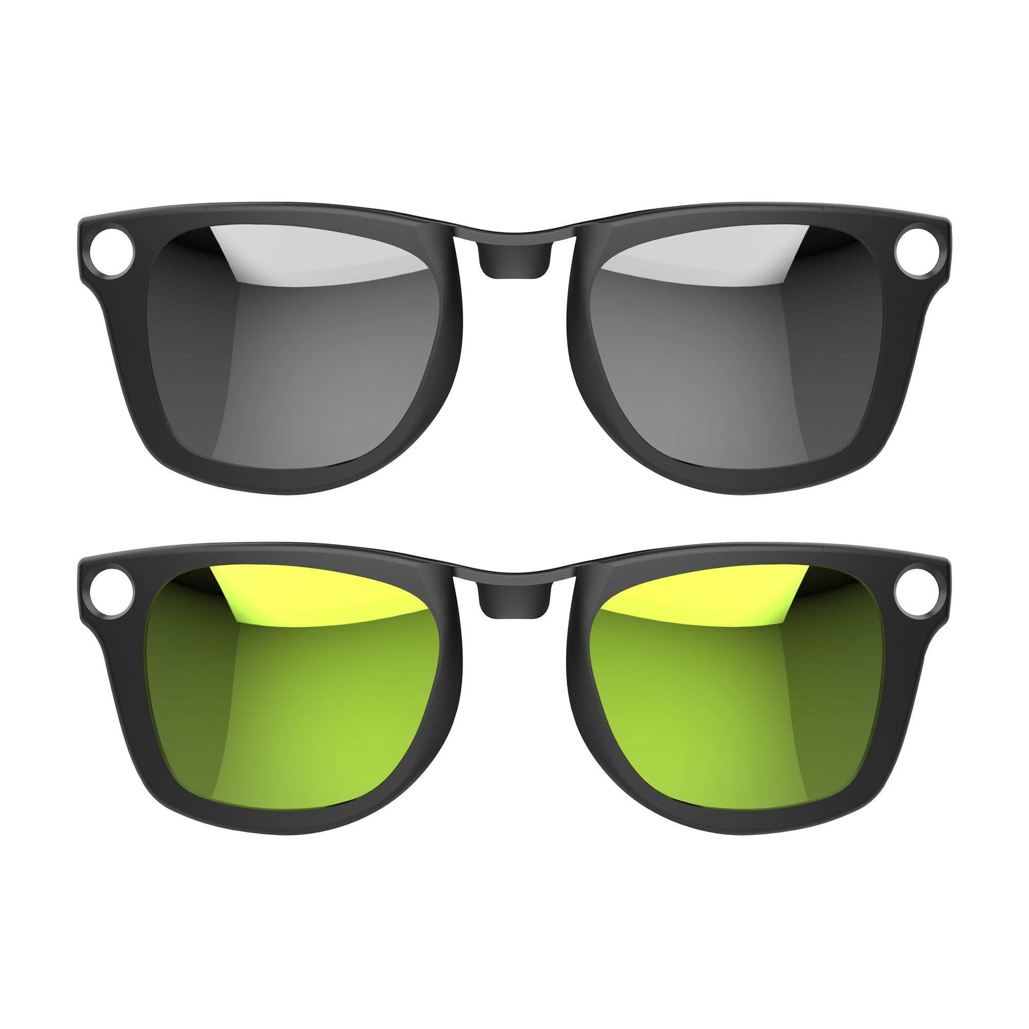 HiBloks 2Pcs Polarized Clip for Ray-Ban Meta Wayfarer