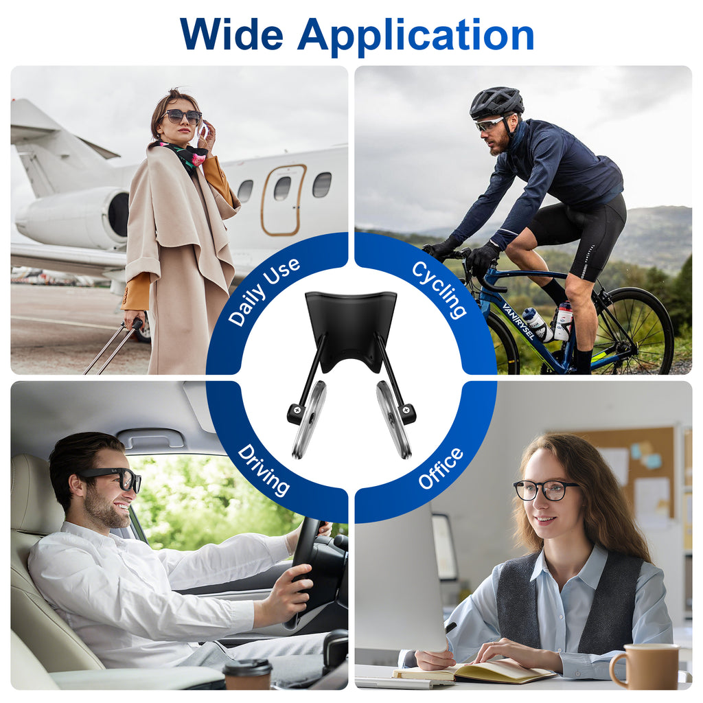 HIBLOKS Eyeglass Nose Pads Compatible with Ray-Ban Meta Wayfarer Gen 1 & Gen 2