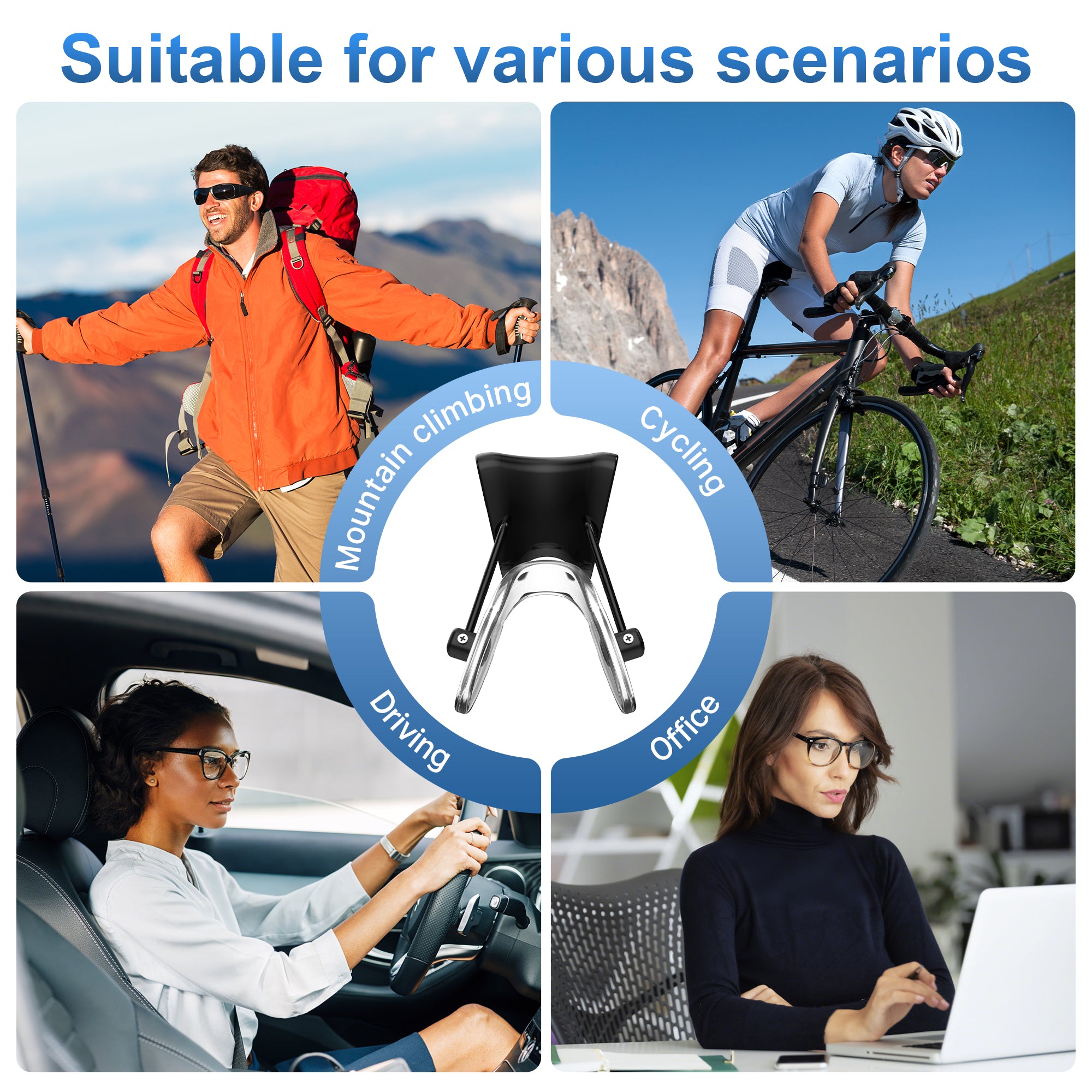 HIBLOKS Eyeglass Nose Pads Compatible with Ray-Ban Meta Wayfarer Gen 1 & Gen 2