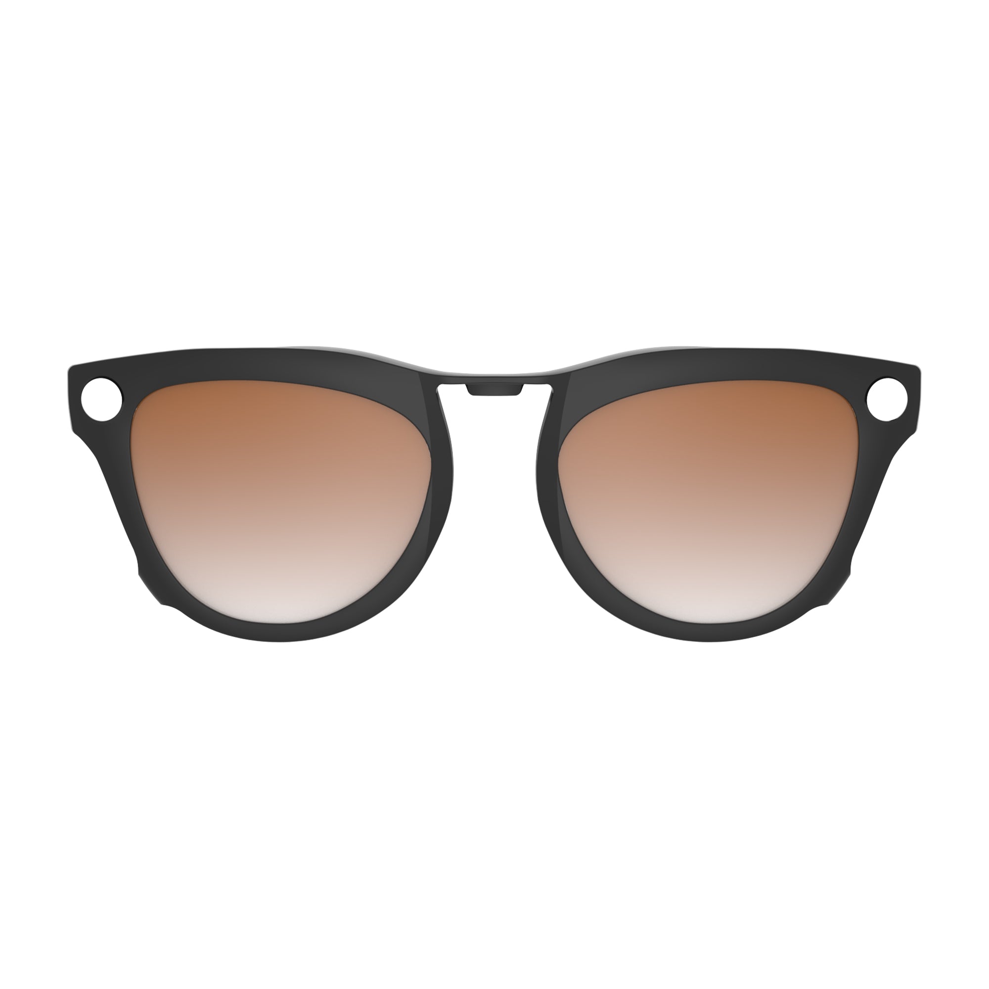 HiBloks 4 Gradient Colors Polarized Clip-on Sunglasses for Ray-Ban Meta Skyler Shiny Black Smart Glasses