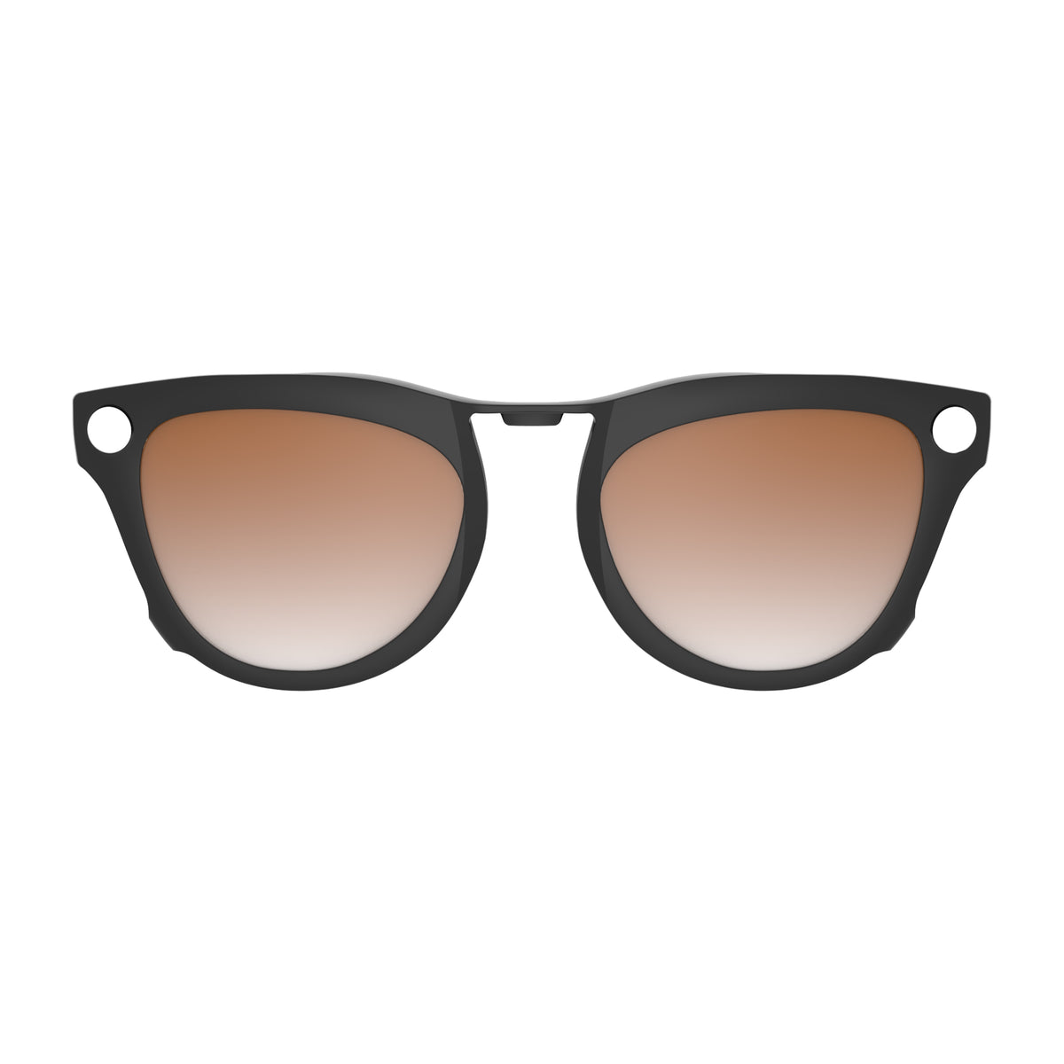 HiBloks 4 Gradient Colors Polarized Clip-on Sunglasses for Ray-Ban Meta Skyler Shiny Black Smart Glasses