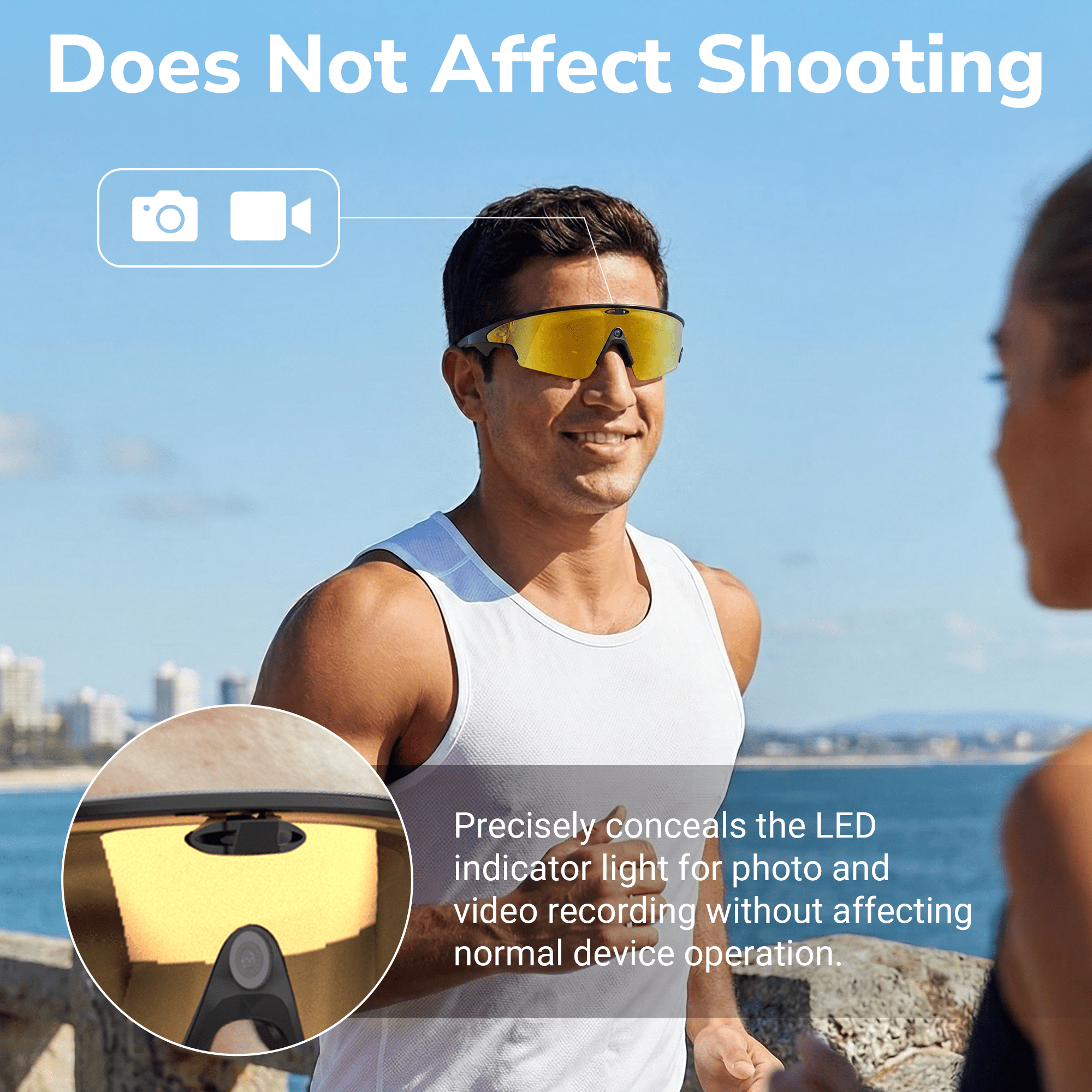 HiBloks 10PCs LED Blockers for Oakley Meta Vanguard Glasses Smart Glasses Accessories - Hibloks AI Glasses Accessories Store
