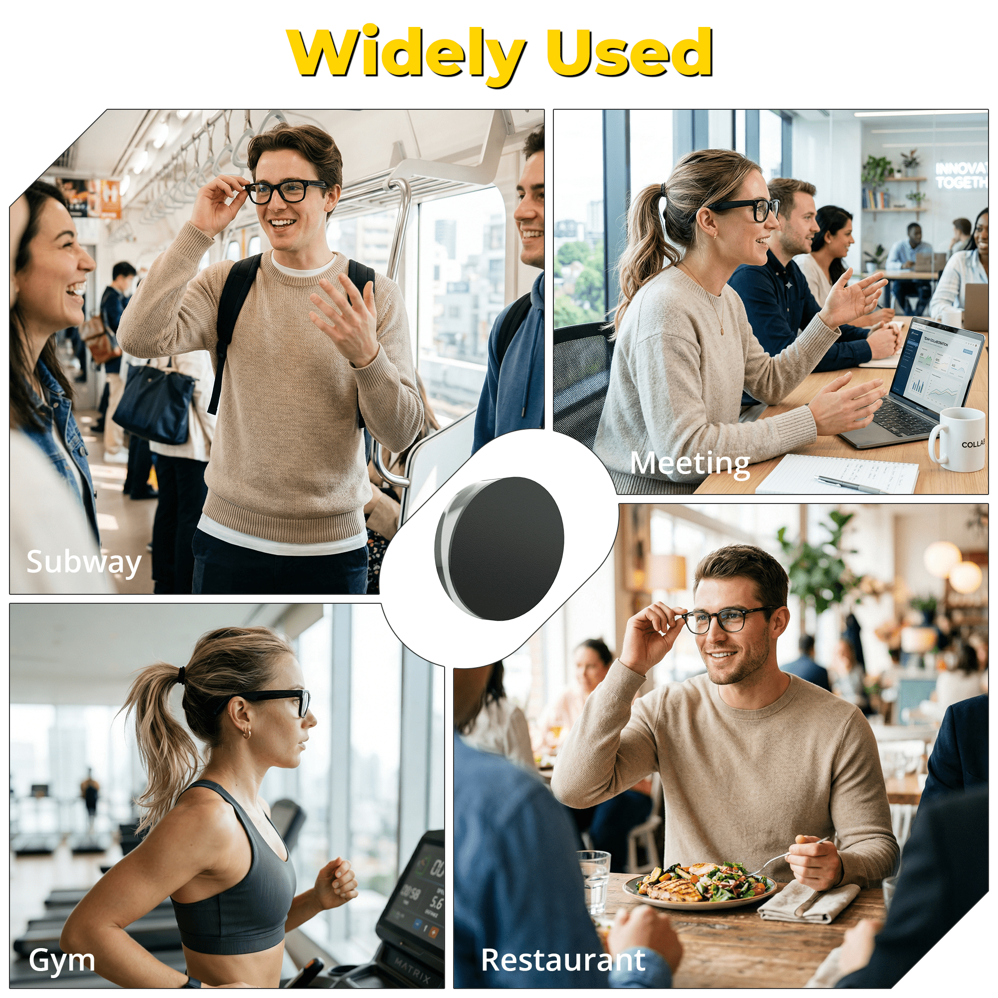 HIBLOKS 20PCS Anti-Glare LED Sticker Compatible with Ray-Ban Meta & Gen 2 Wayfarer Skyler Headliner & Oakley Meta HSTN Smart Glasses Accessories - Hibloks AI Glasses Accessories Store