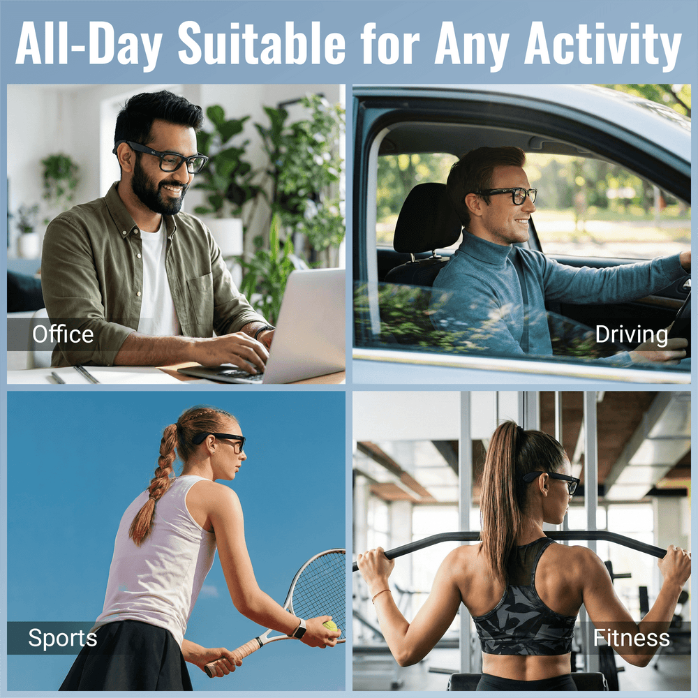 HiBloks Ear Grips with Cushions for Ray-Ban Meta Gen 1 & Gen 2 Wayfarer/Skyler/Headliner/Blayzer - Hibloks AI Glasses Accessories Store